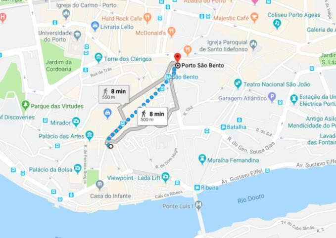 Apartemen 75 m² dengan 2 kamar tidur dan 1 kamar mandi pribadi di Kota Tua Porto Bagian luar foto